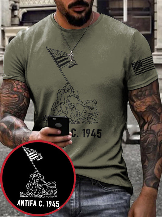 Men's 8647 FDT Antifa Printed T-shirt