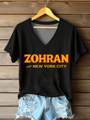 Women's 8647 New York City Printed T-Shirt