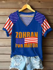 Women's 8647 New York City Printed T-Shirt