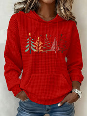 Women's Christmas Tree FDT Print Hoodie