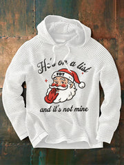 Men's Christmas FDT Print Casual Hoodie