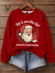 Women's Christmas FDT Print Casual Sweatshirt