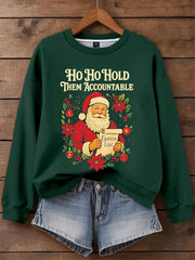 Women's Christmas FDT Print Casual Sweatshirt