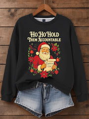 Women's Christmas FDT Print Casual Sweatshirt