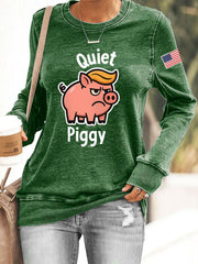 Women's Quiet Piggy Resist Sweatshirt