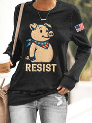 Women's This Piggy Won't Be Quiet Resist Sweatshirt