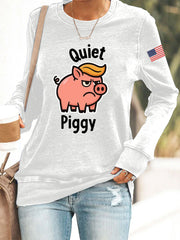 Women's Quiet Piggy Resist Sweatshirt