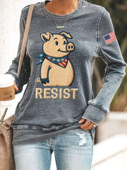 Women's This Piggy Won't Be Quiet Resist Sweatshirt