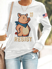 Women's Resist Piggy Sweatshirt