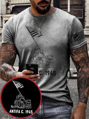 Men's 8647 FDT Antifa Printed T-shirt