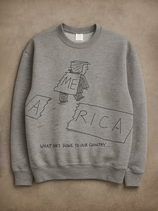 Men's What He's Done To Our Country Sweatshirt
