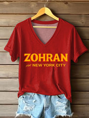 Women's 8647 New York City Printed T-Shirt