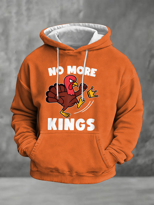 Men's Resist Thanksgiving Printed Hoodie with Pocket