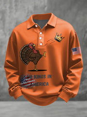 Men's Thanksgiving Resist  FDT Printed Long Sleeves T-Shirt