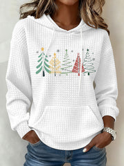 Women's Christmas Tree FDT Print Hoodie