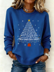 Women's Christmas Tree FDT Print Sweatshirt