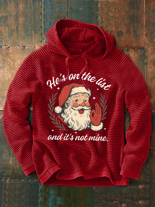 Men's Christmas FDT Print Casual Hoodie