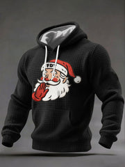 Men's Christmas FDT Print Casual Hoodie
