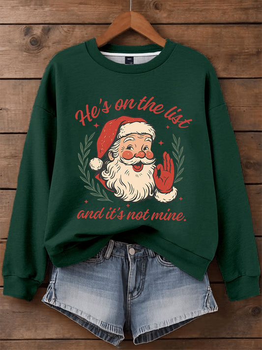 Women's Christmas FDT Print Casual Sweatshirt