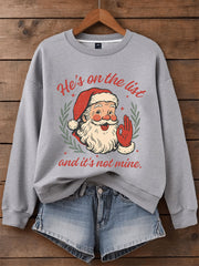 Women's Christmas FDT Print Casual Sweatshirt
