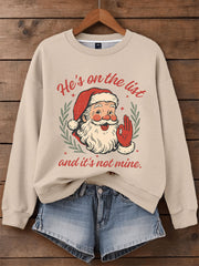 Women's Christmas FDT Print Casual Sweatshirt
