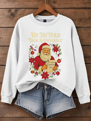 Women's Christmas FDT Print Casual Sweatshirt