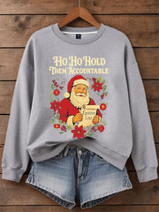 Women's Christmas FDT Print Casual Sweatshirt