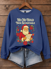 Women's Christmas FDT Print Casual Sweatshirt