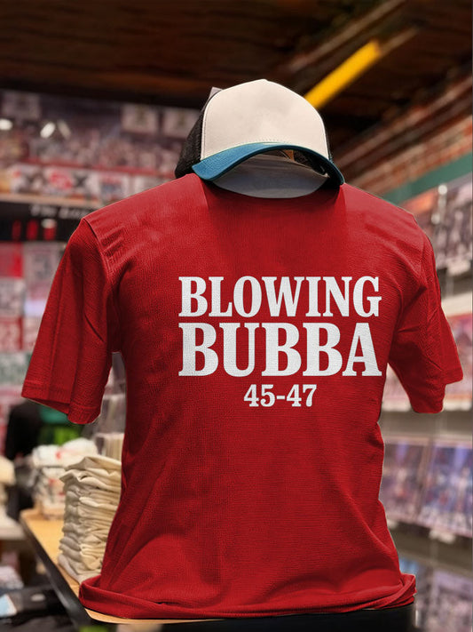 Unisex Funny Blow Bubba 8647 FDT Printed T-shirt