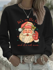 Women's Christmas FDT Print Casual Sweatshirt