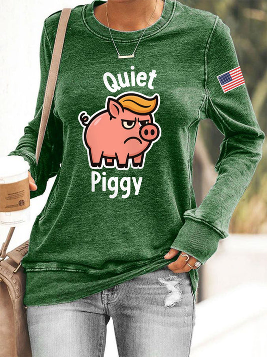 Women's Quiet Piggy Resist Sweatshirt