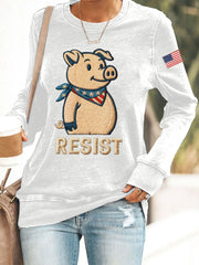 Women's This Piggy Won't Be Quiet Resist Sweatshirt