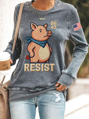 Women's Resist Piggy Sweatshirt
